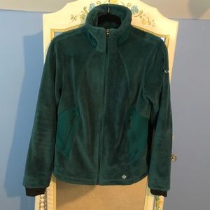 Columbia womens fleece size medium forest green